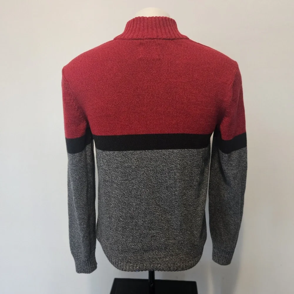 American Eagle Outfitters Seriously Soft Men's 1/4 Button Up Sweater 5% Wool M